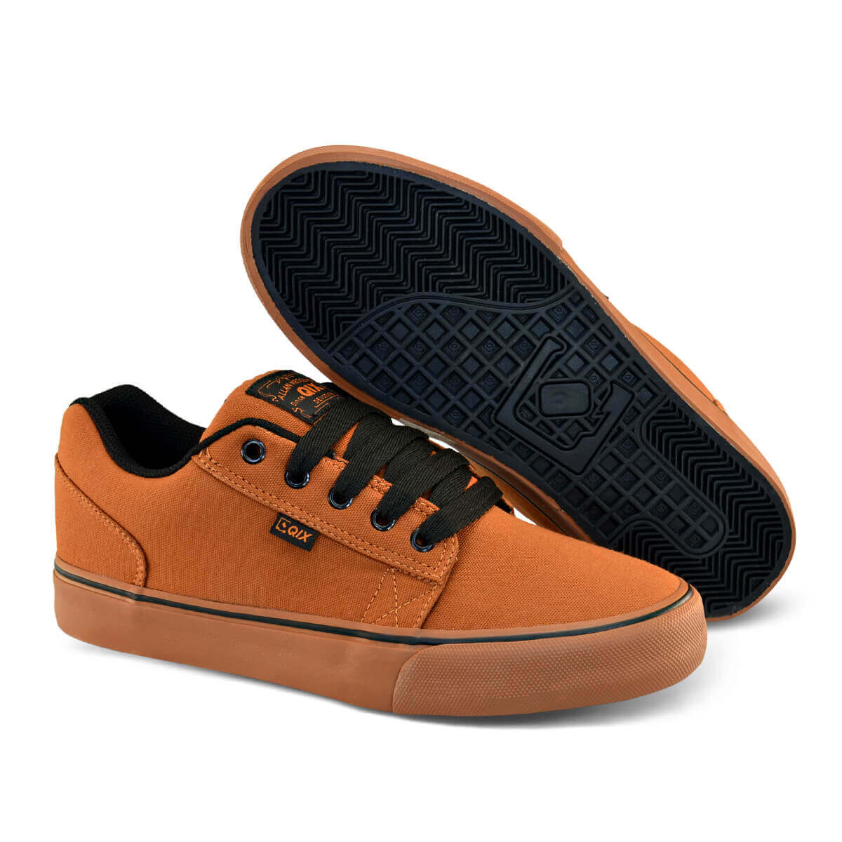 Tênis Qix - Allan Mesquita - Caramelo/Gum