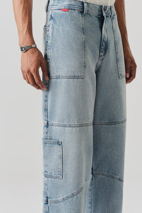 Calça The Saint  - Wide Cutting - Blue