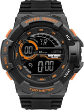 Relógio Mormaii Wave Preto/Laranja - MO3660AE/8L