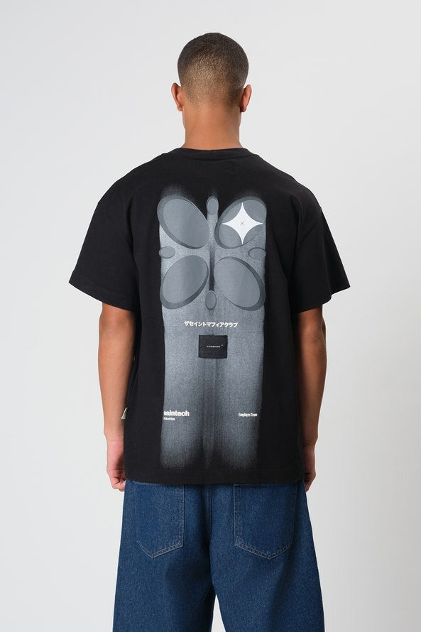 Camiseta The Saint - Boxy Flower Effect - Black