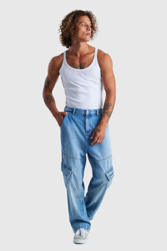 Calça BAW - Simple Outdoor Wellness - Jeans Claro