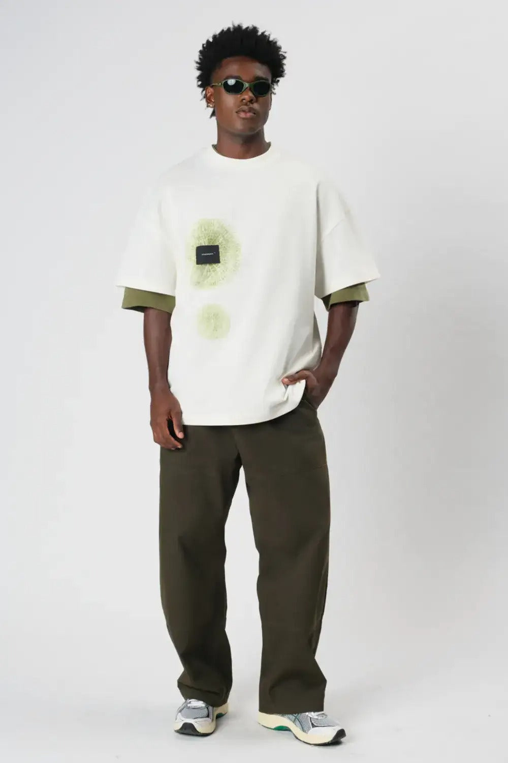 Camiseta The Saint - Oversized Botânica D'agua - Off White