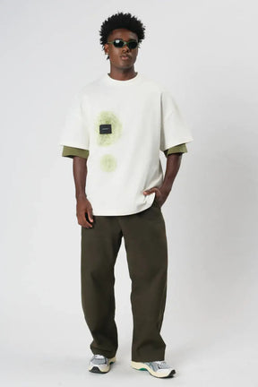 Camiseta The Saint - Oversized Botânica D'agua - Off White