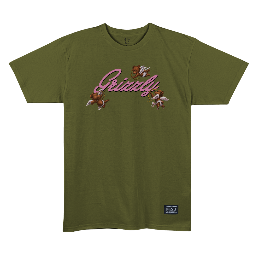 Camiseta Grizzly - Cupid Tee - Olive Green