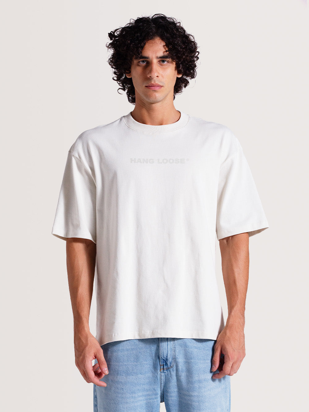 Camiseta Hang Loose - Logo Loose - Off White