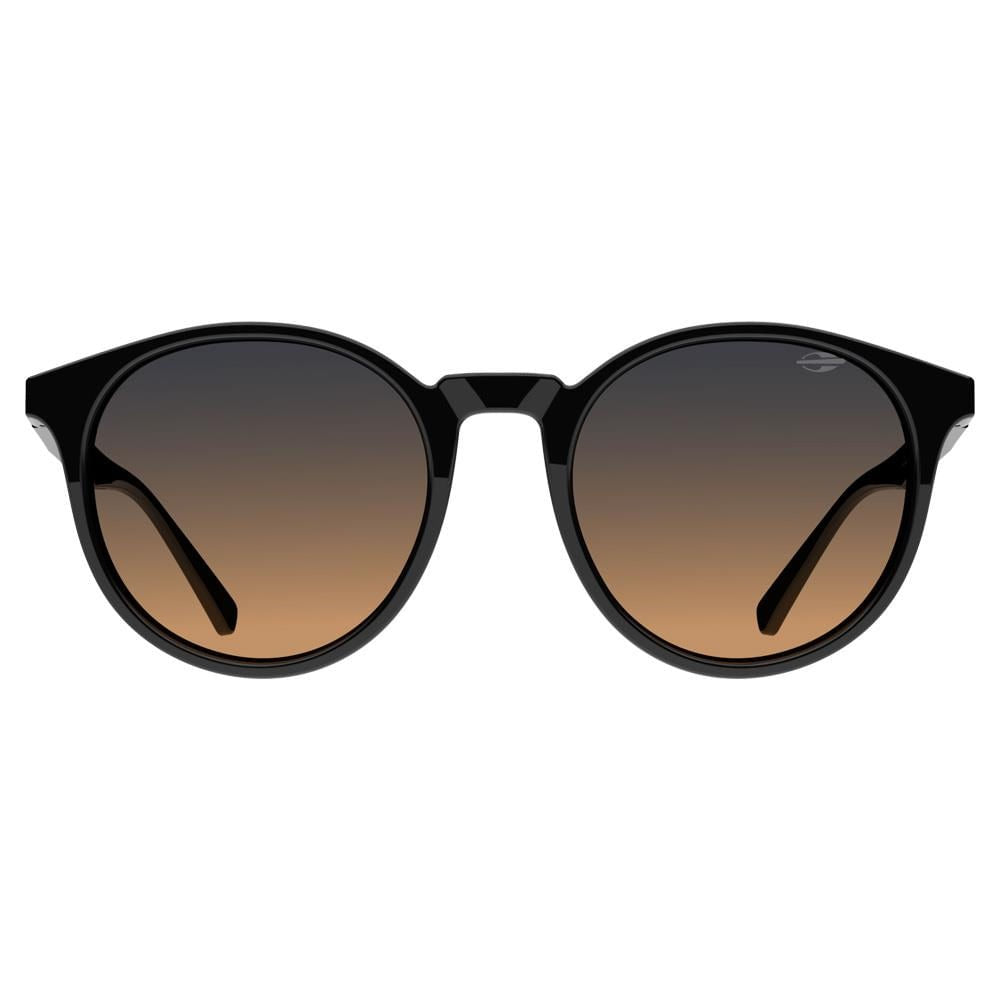 Óculos de sol Mormaii - Agra Sun - Preto Brilhoso/Lente Laranja (11222)