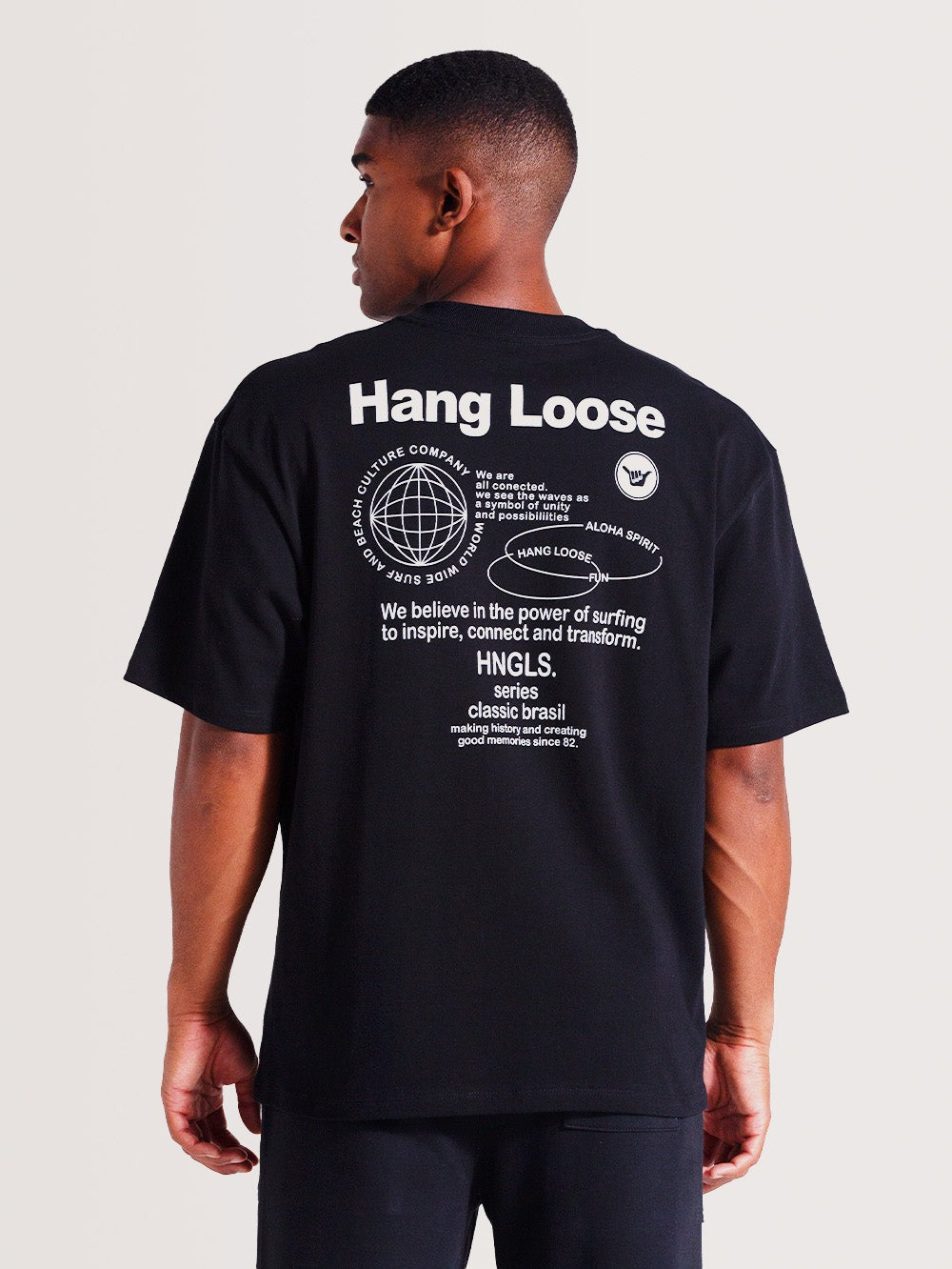 Camiseta Hang Loose - New Order - Preto