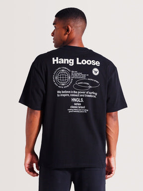 Camiseta Hang Loose - New Order - Preto
