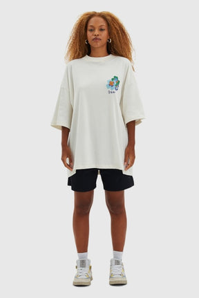 Camiseta BAW - Oversized Garden Flower - Off White