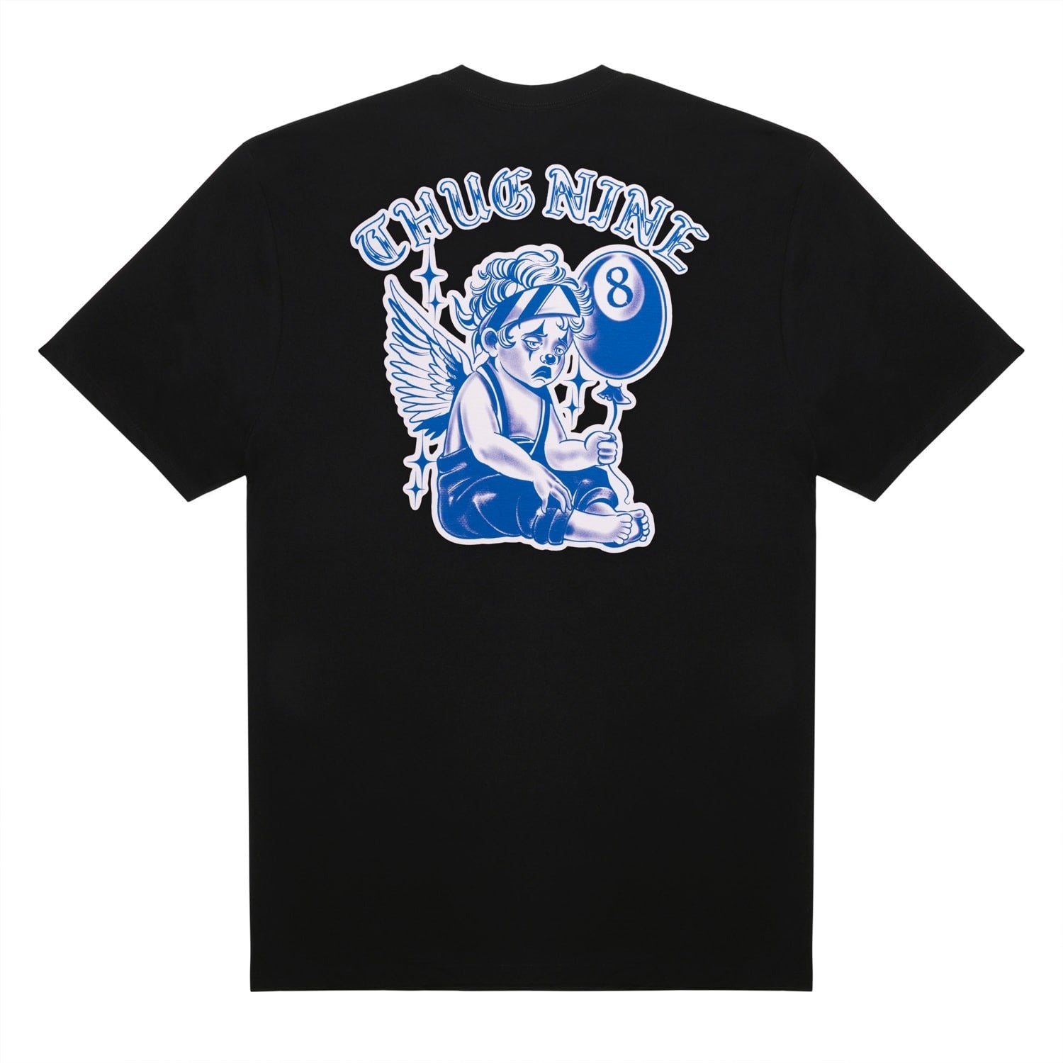 Camiseta Thug Nine - Eight Ball - Black