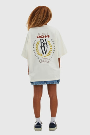 Camiseta BAW - Oversized  Classy - Off White
