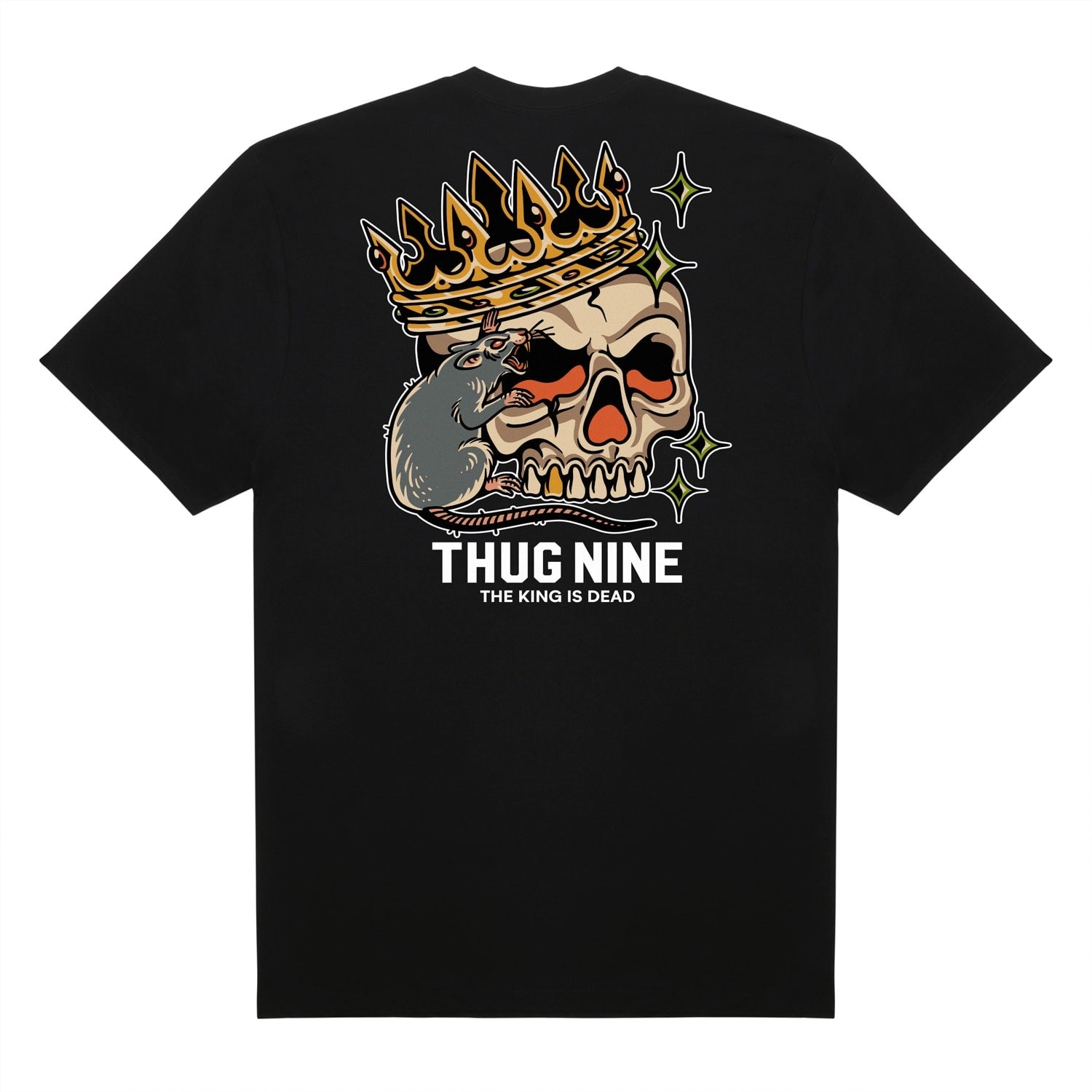 Camiseta Thug Nine - King is Dead - Black