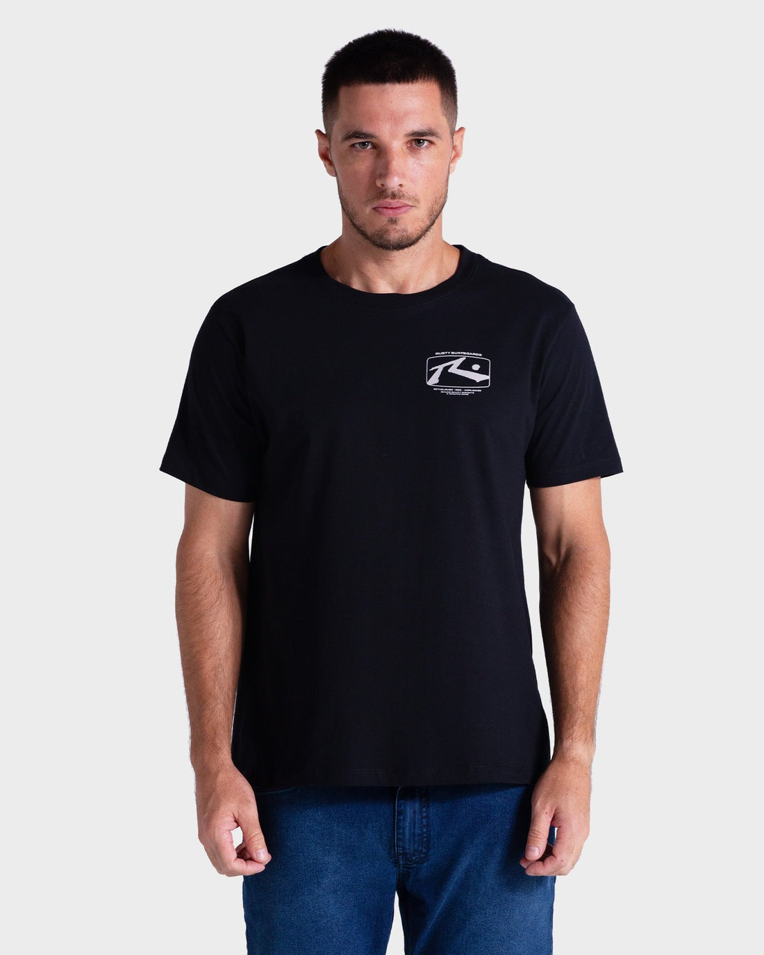 Camiseta Rusty - Opitcal - Preto