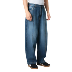 Calça The Saint - Straight Denim Lines - Blue