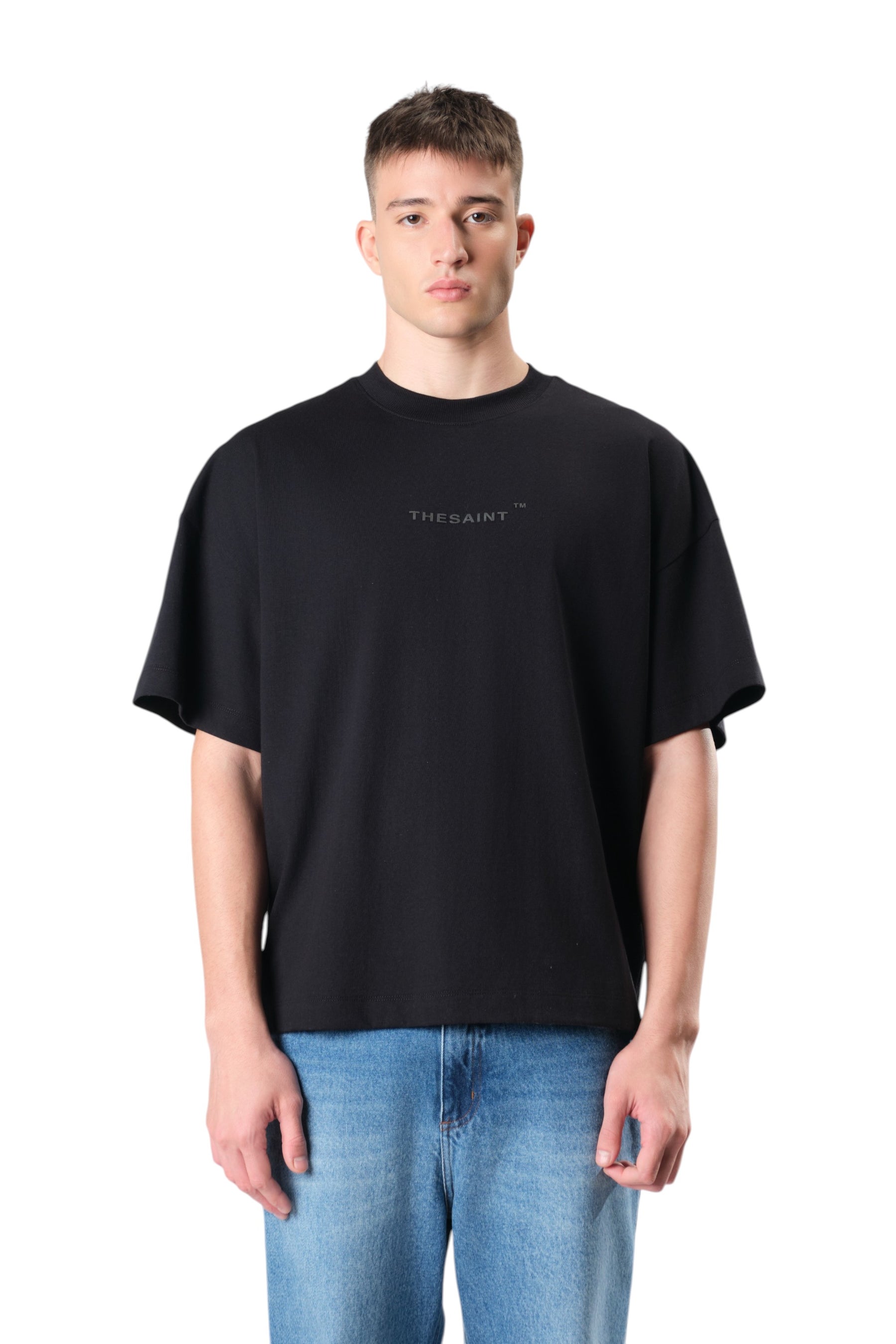 Camiseta The Saint - Wide Boxy Solid - Black
