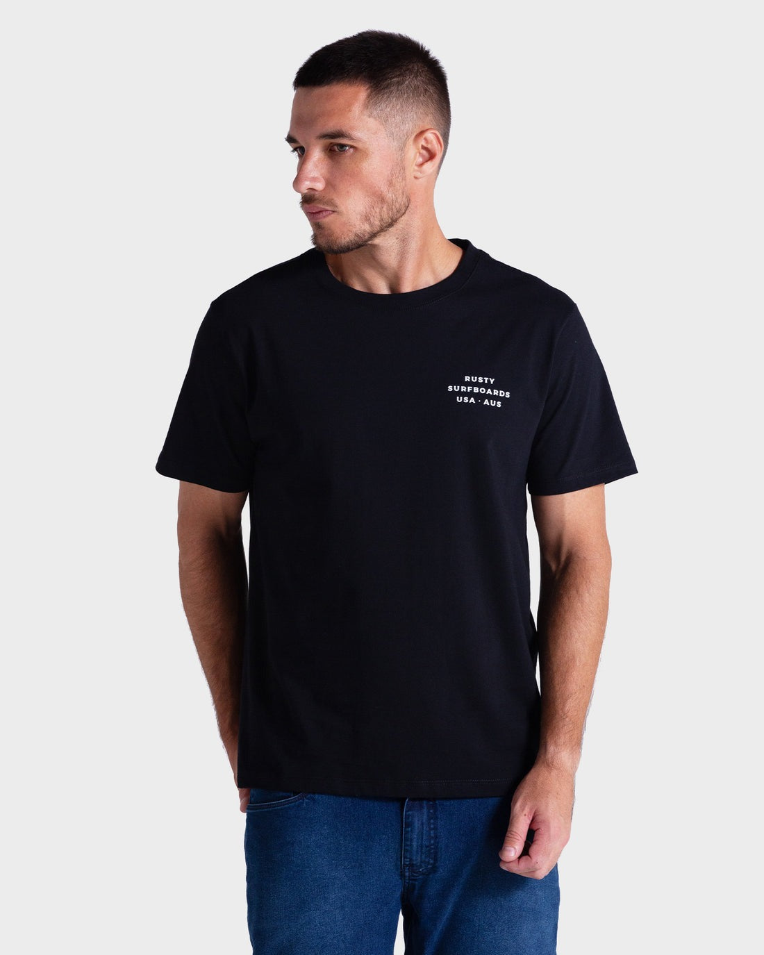 Camiseta Rusty - Supply - Preto