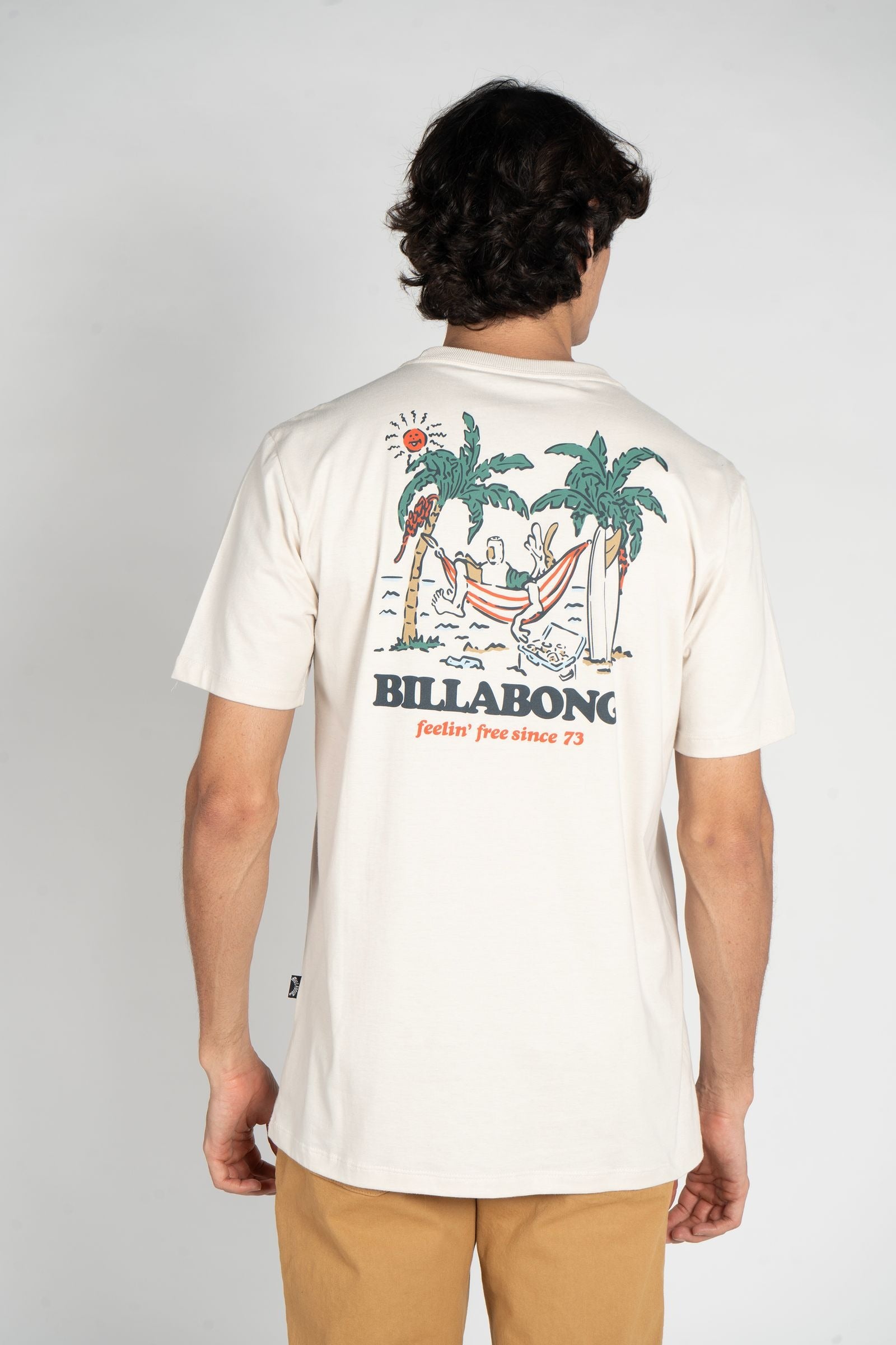 Camiseta Billabong - Pressure - Off White