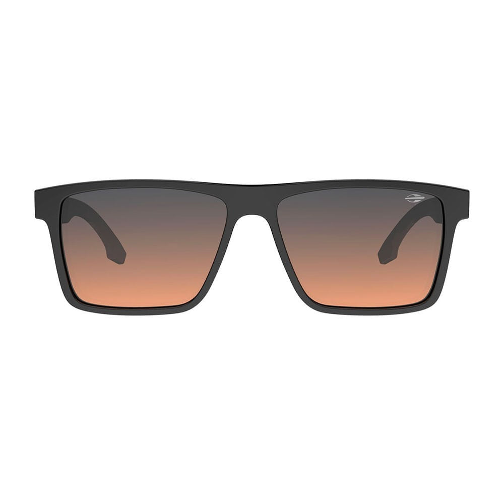 Óculos de Sol Mormaii - Banks Sun Magnetic - Preto Brilhoso/Lente Laranja (129223)