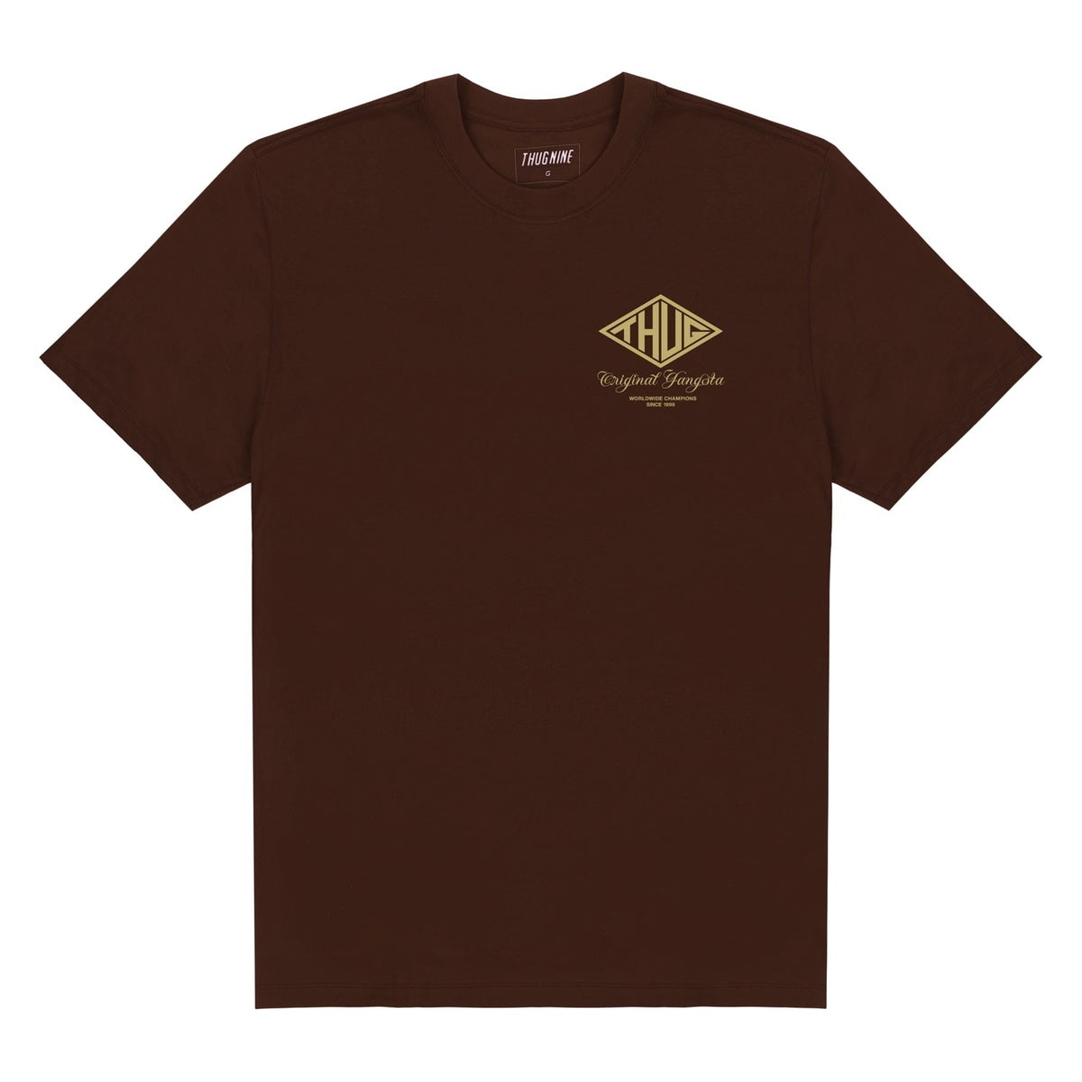 Camiseta Thug Nine - Shield - Brown