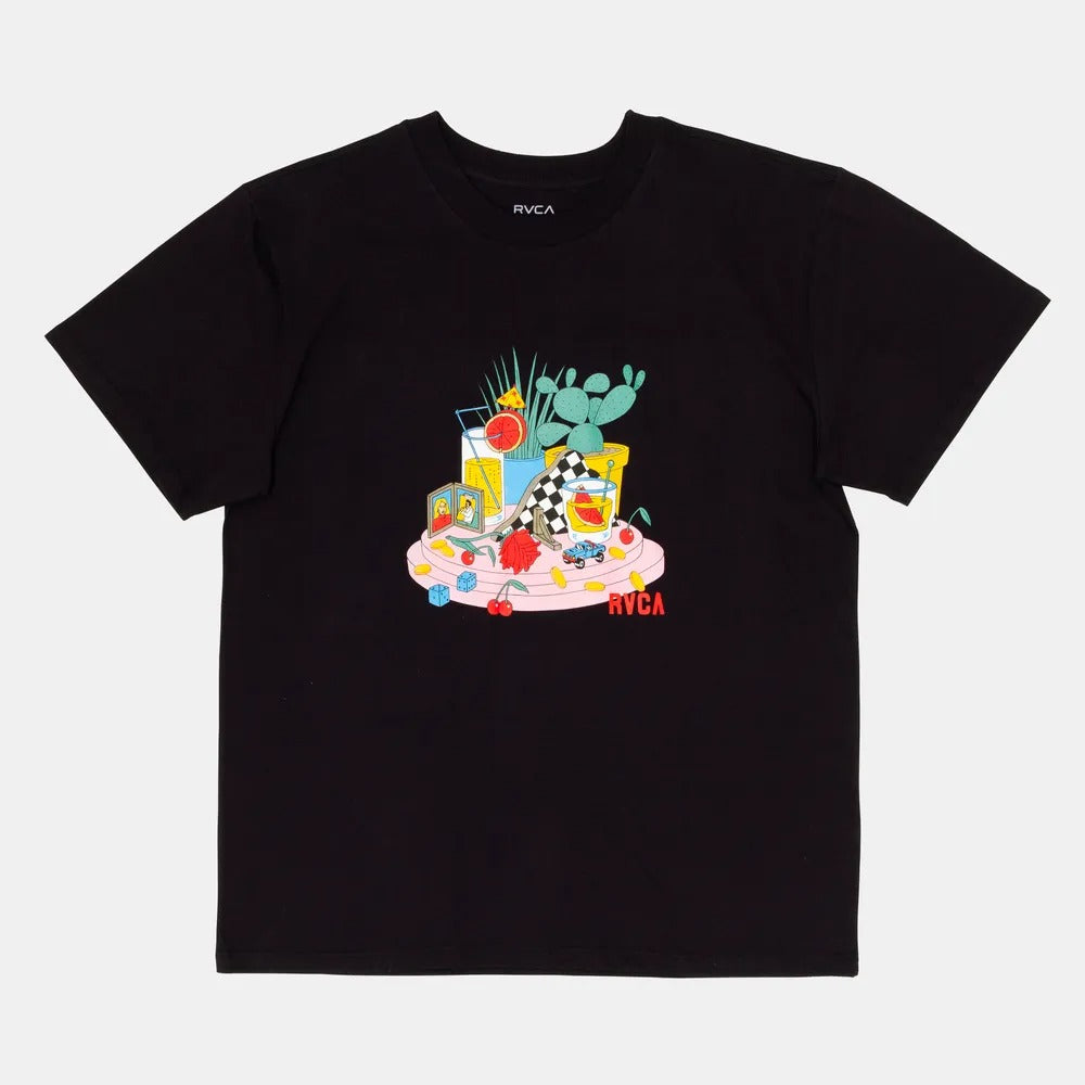 Camiseta RVCA - Luke Still Life - Preto