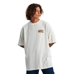 Camiseta BAW - Oversized Garden - Off White