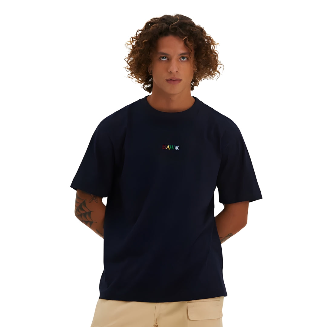Camiseta BAW - Regular Classy Colorfull - Marinho