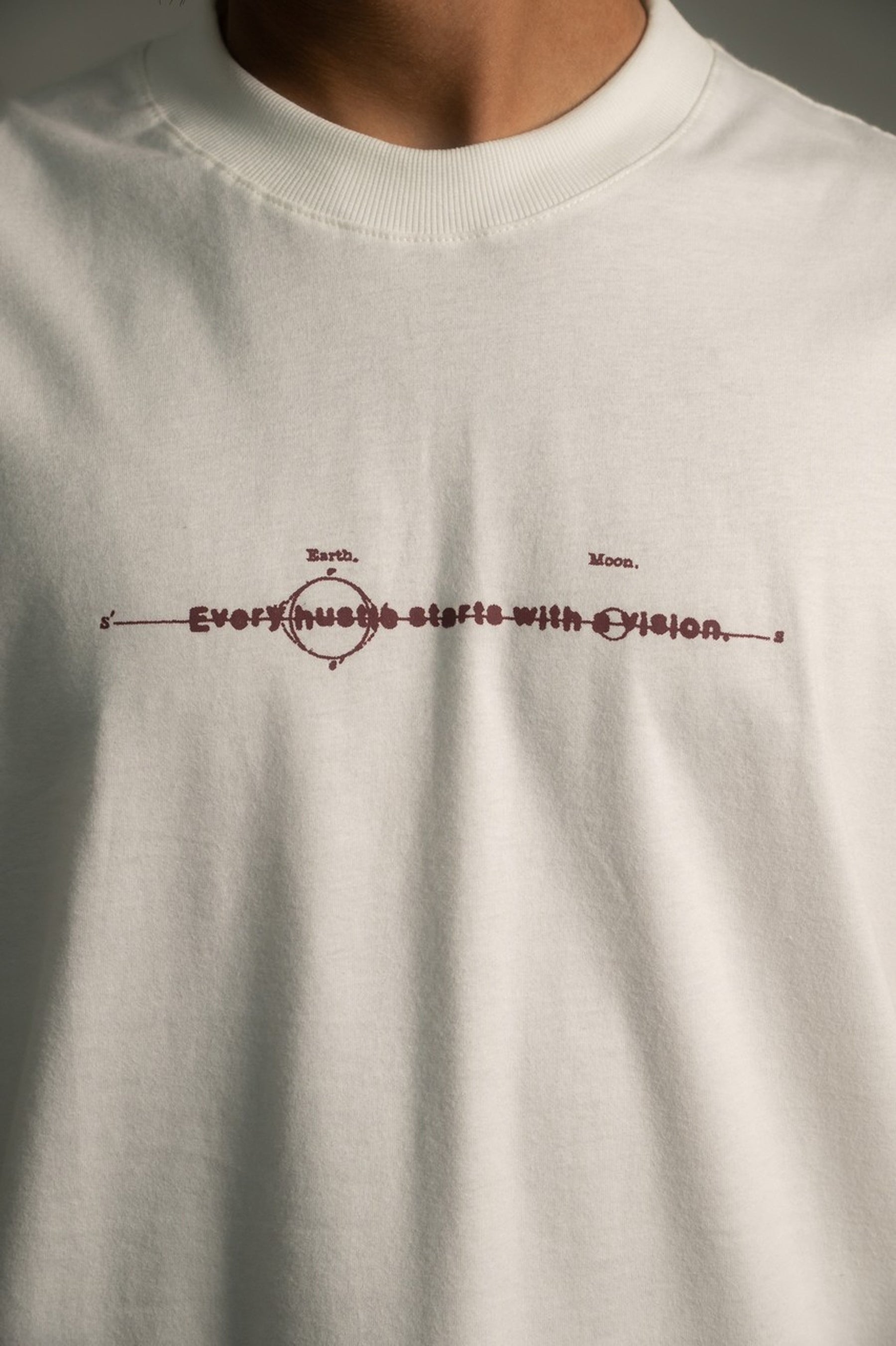 Camiseta Oodles - Eyes - Off White