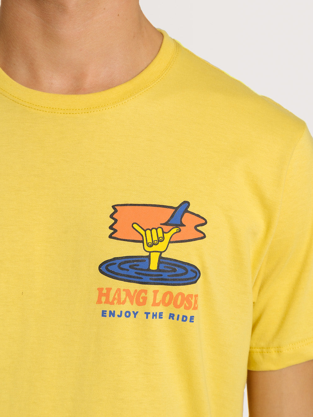 Camiseta Hang Loose - The Ride - Amarelo