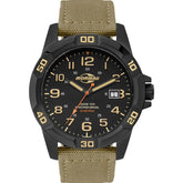 Relógio Mormaii Steel Analógico Preto/Bege - MO2317AB/2P