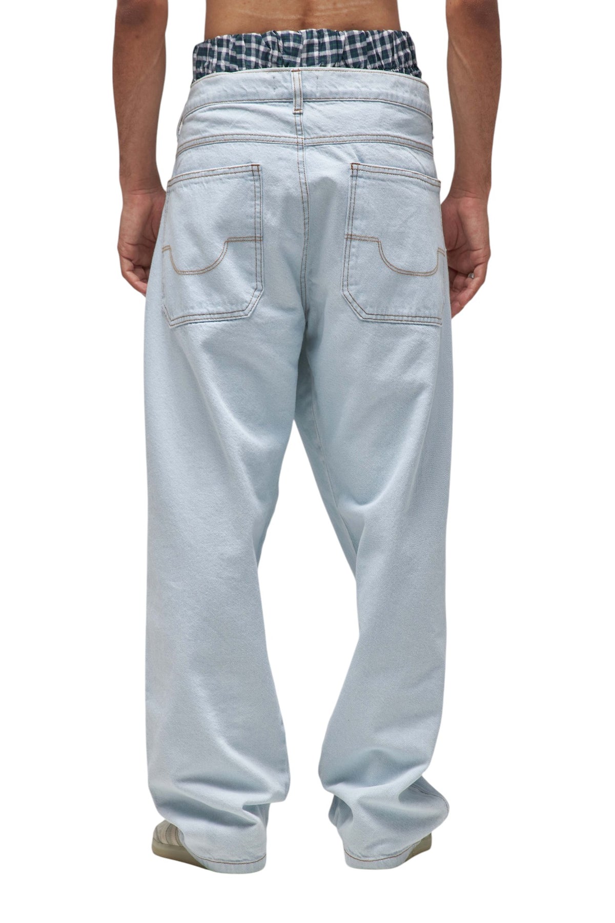 Calça Plano C - Baggy -  Denim Delave
