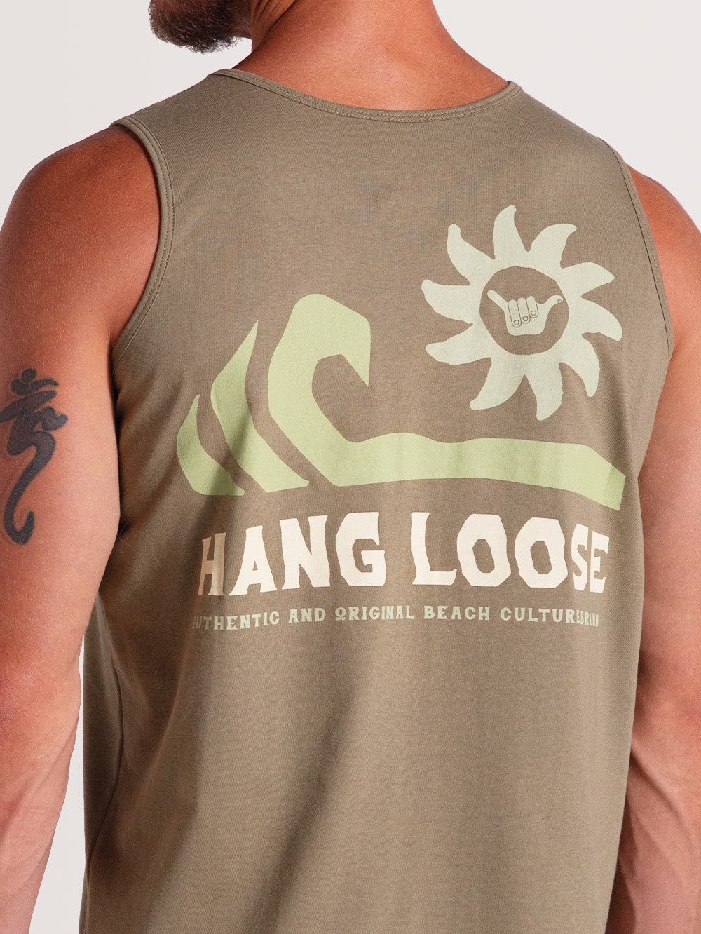 Regata Hang Loose - Typo - Caqui