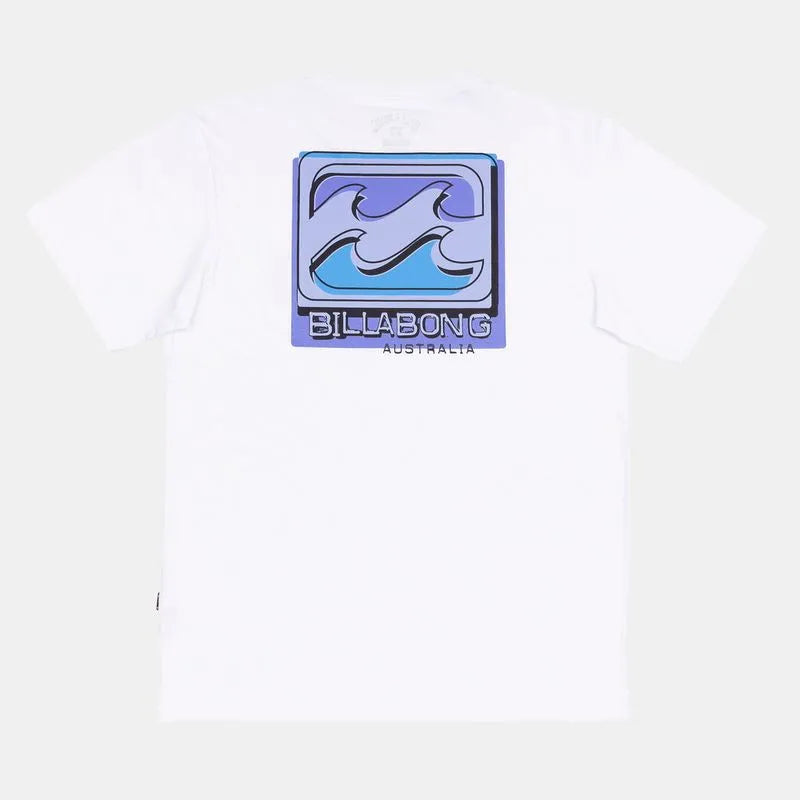 Camiseta Billabong - Crayon Wave - Branco