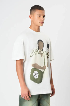 Camiseta The Saint - Oversized Reflexo - Off White