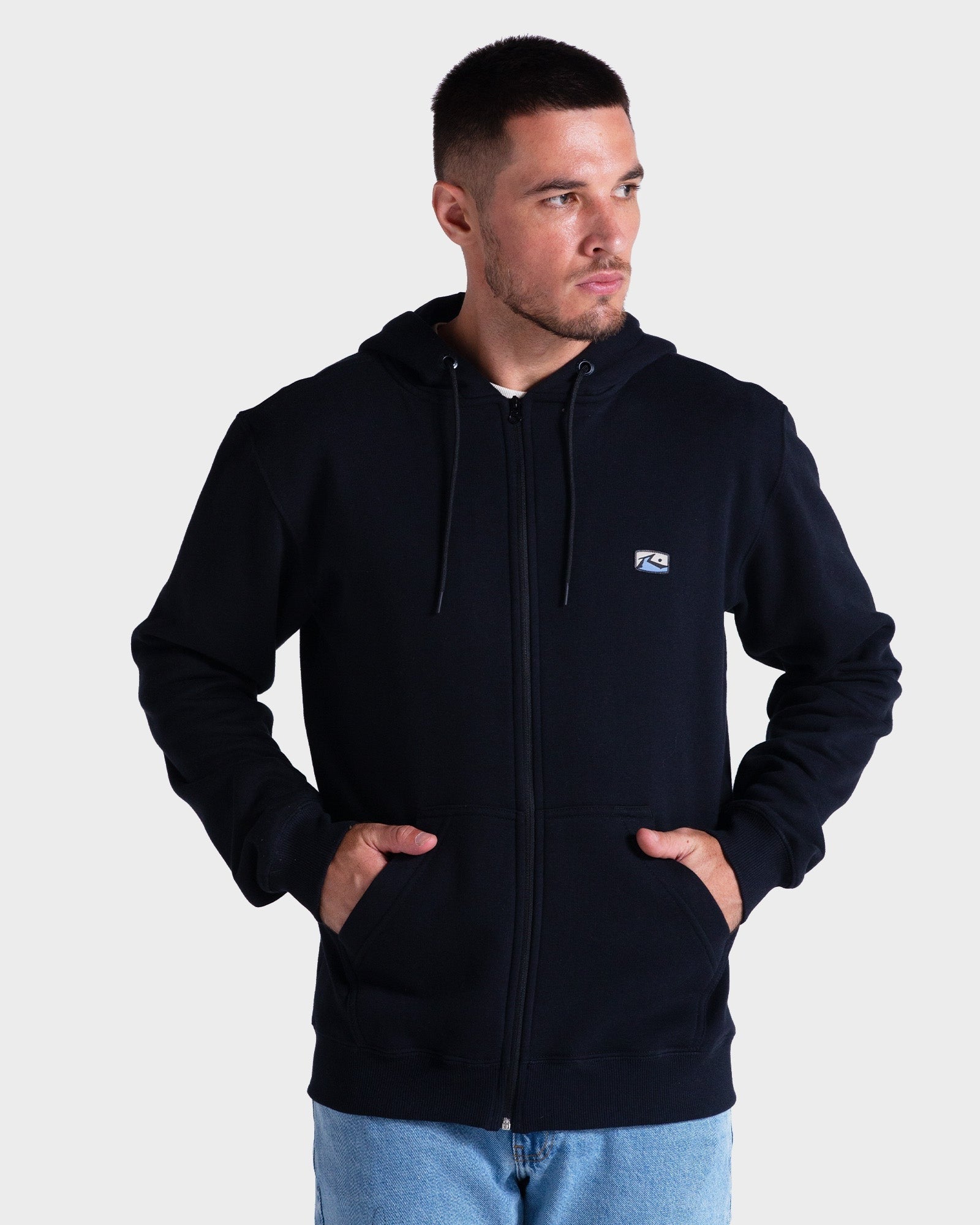 Casaco Moletom Canguru Rusty - Box - Preto