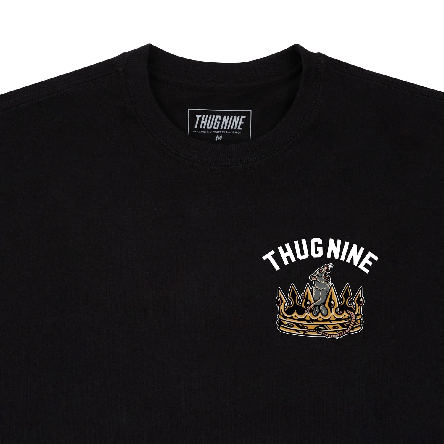 Camiseta Thug Nine - King is Dead - Black