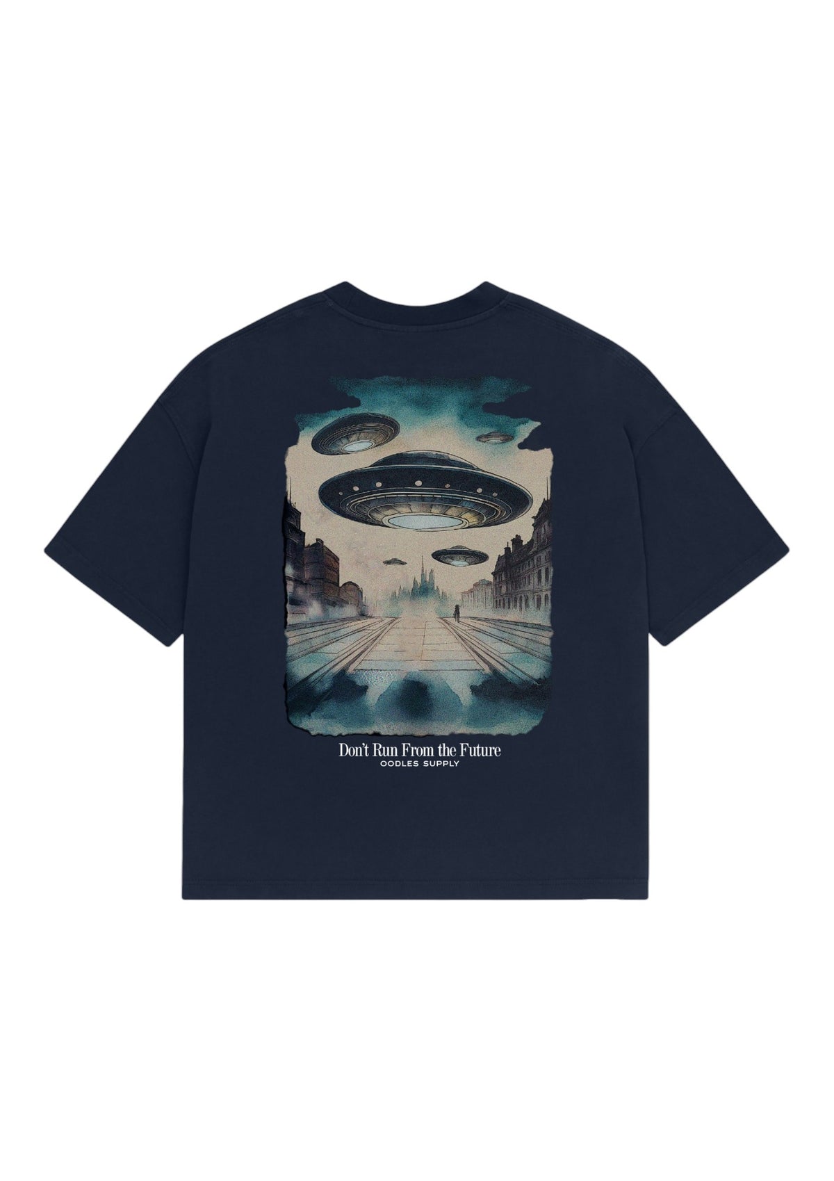 Camiseta Oodles - Sci-Fi - Azul