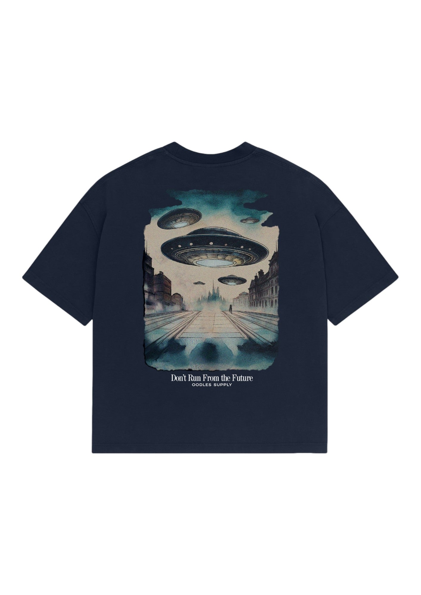 Camiseta Oodles - Sci-Fi - Azul