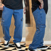 Calça DGN - Street Cargo - Jeans Médio