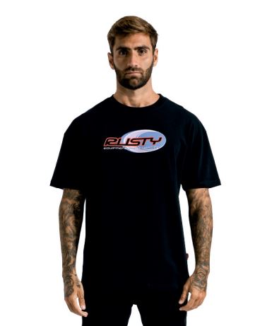 Camiseta Rusty - Egg Moon - Preto