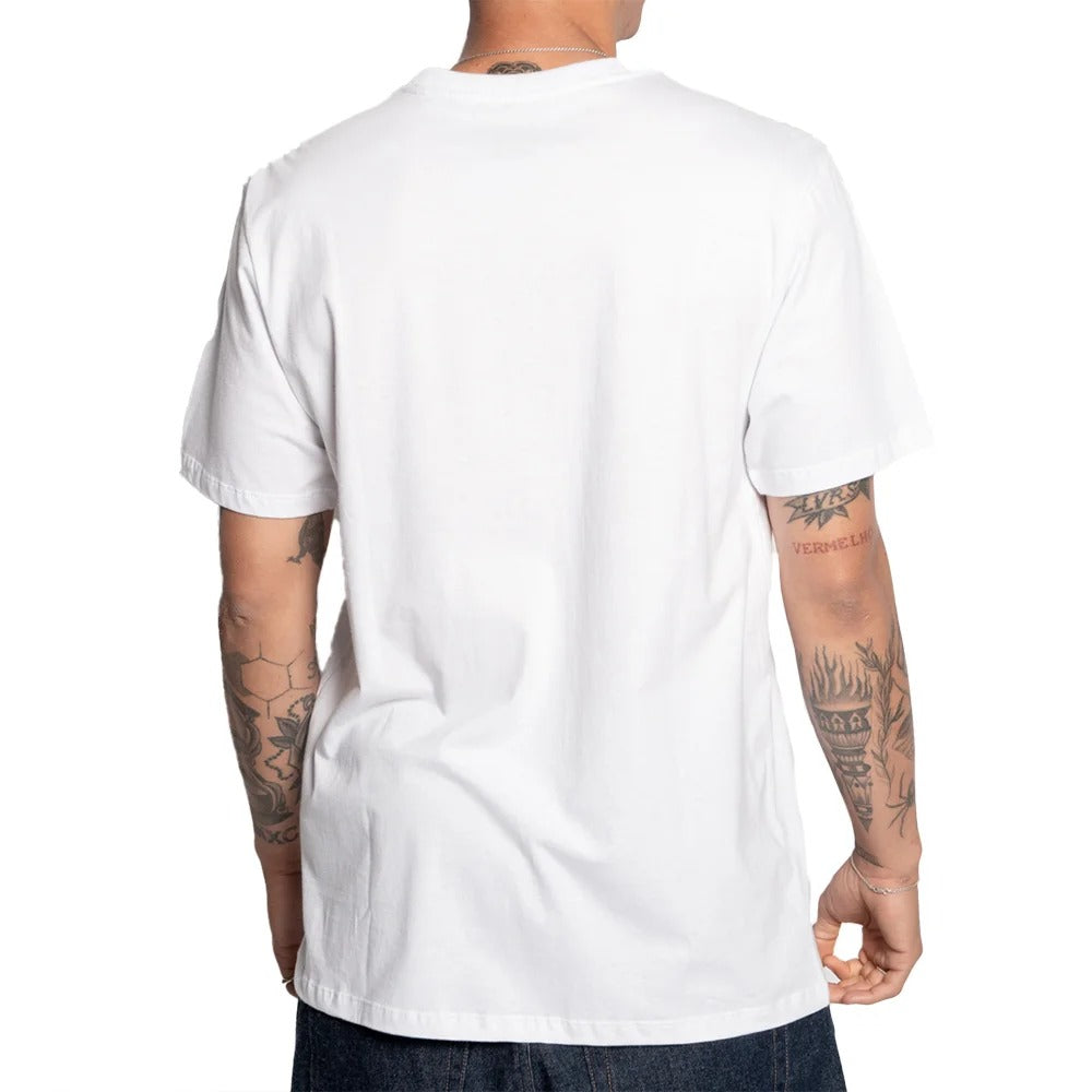 Camiseta DC Shoes - Label It - Branco