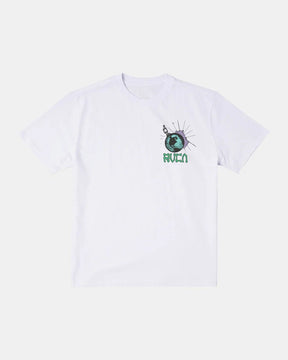 Camiseta RVCA - Tatic Channel - Branco