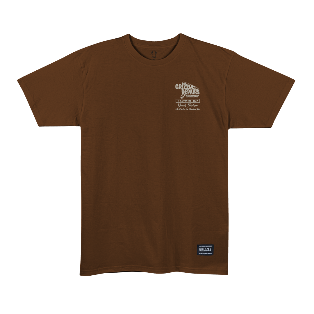 Camiseta Grizzly - Repairs Tee - Brown