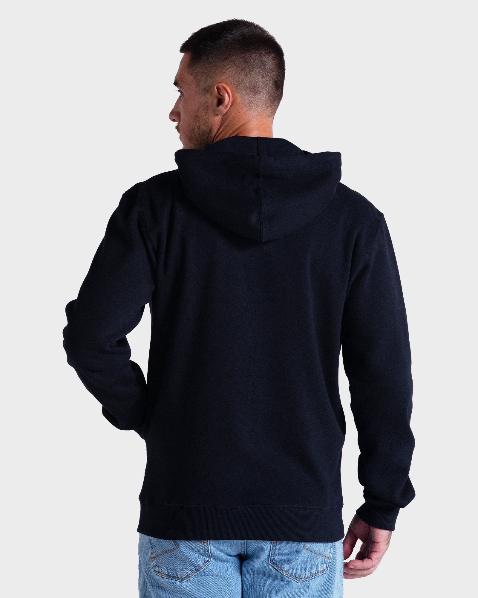 Casaco Moletom Canguru Rusty - Box - Preto