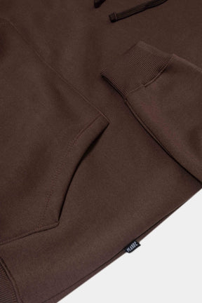 Casaco Moletom Plano C - Logo - Marrom