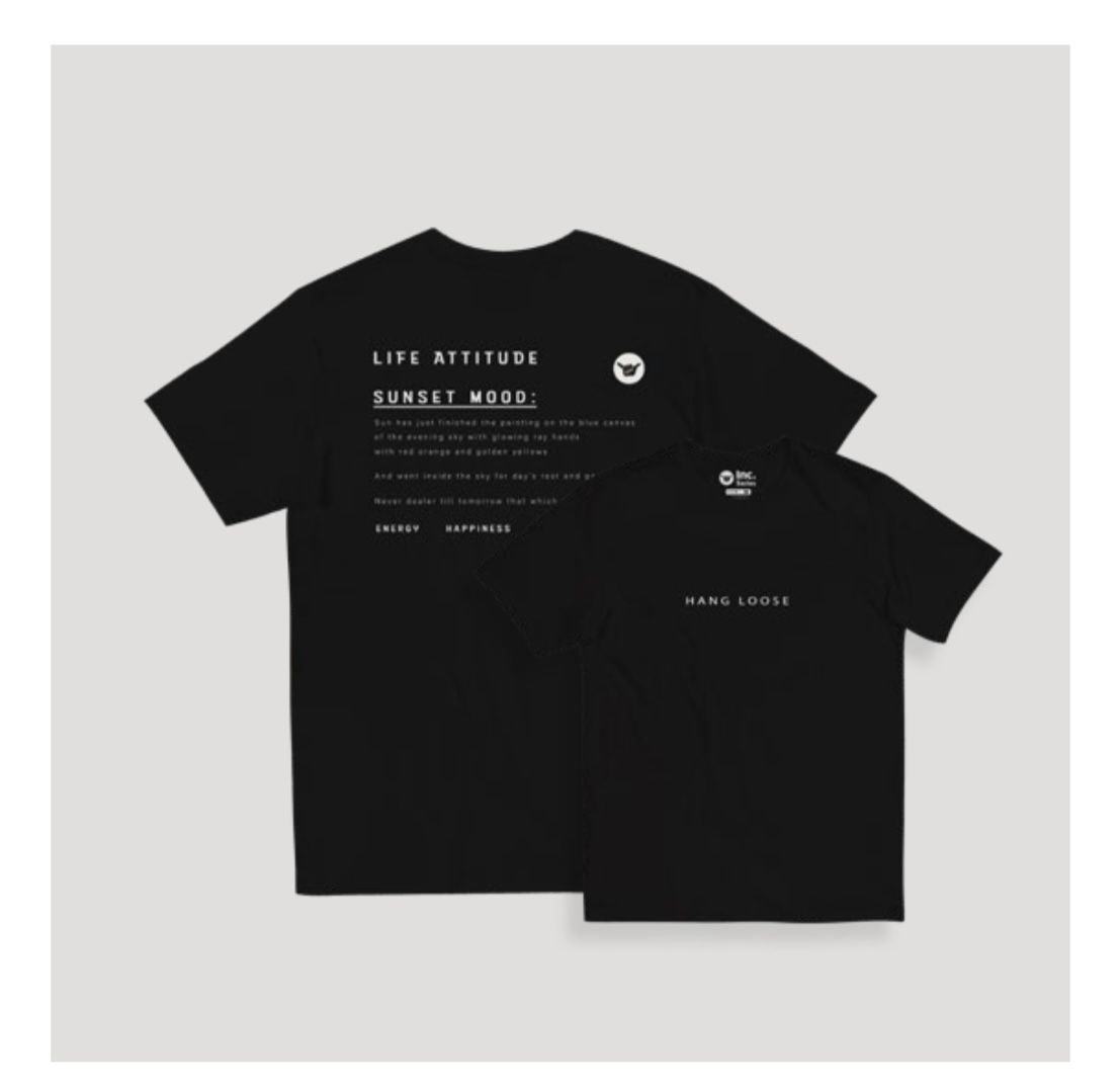 Camiseta Hang Loose - Trip - Preto