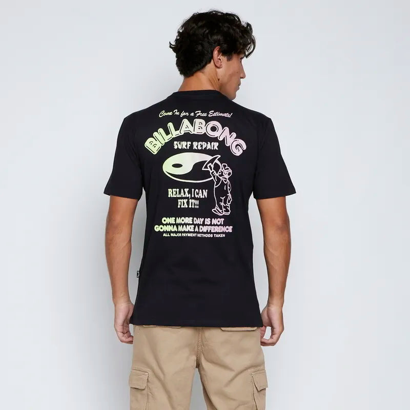 Camiseta Billabong - Relax II - Preto