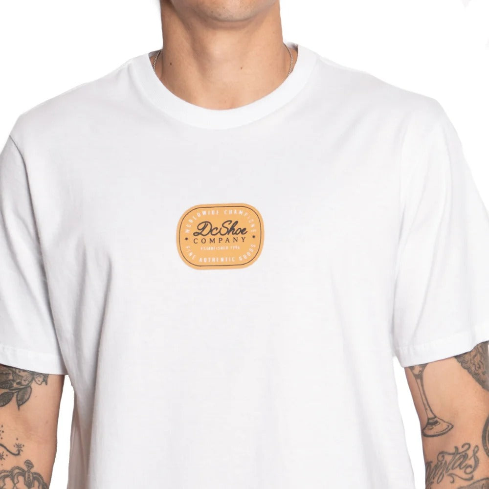 Camiseta DC Shoes - Label It - Branco