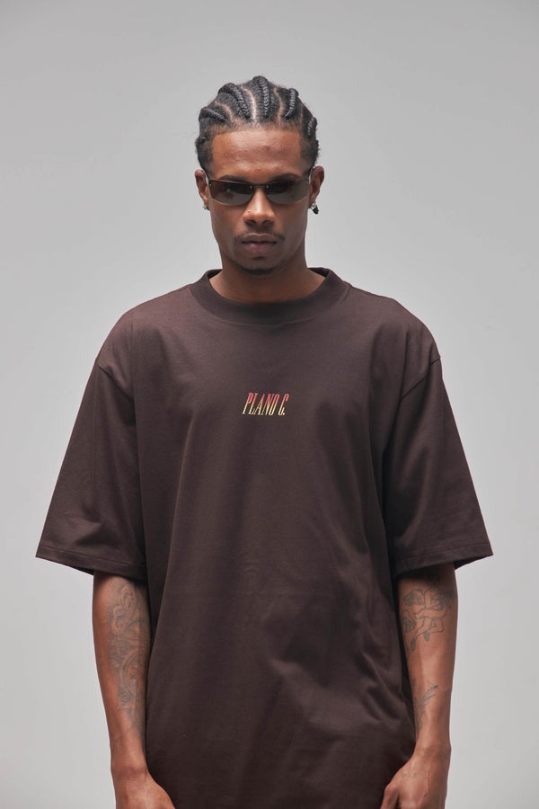 Camiseta Plano C - Flames - Brown