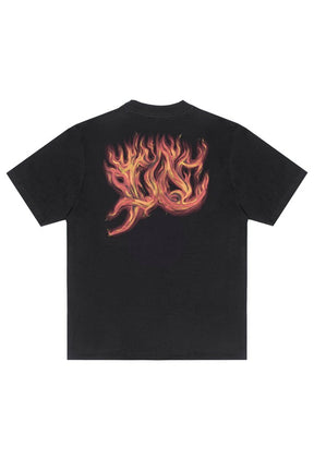 Camiseta Plano C - Flames - Black