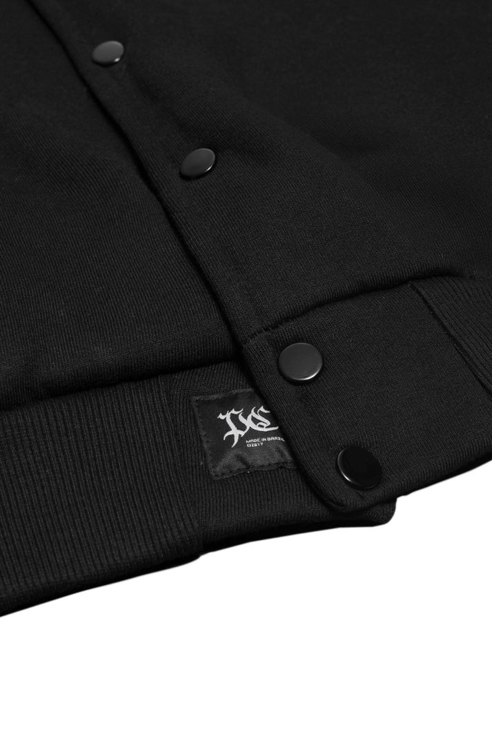 Jaqueta Plano C - Bomber Raglan Signature - Black